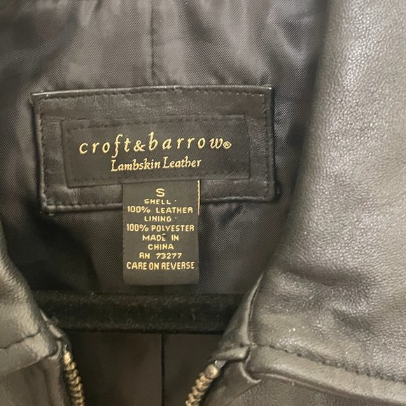 ⭐️ Lambskin Leather Jacket Zip Rock Grunge Country Hipster Boho Chic Hip Jacket - Picture 4 of 5